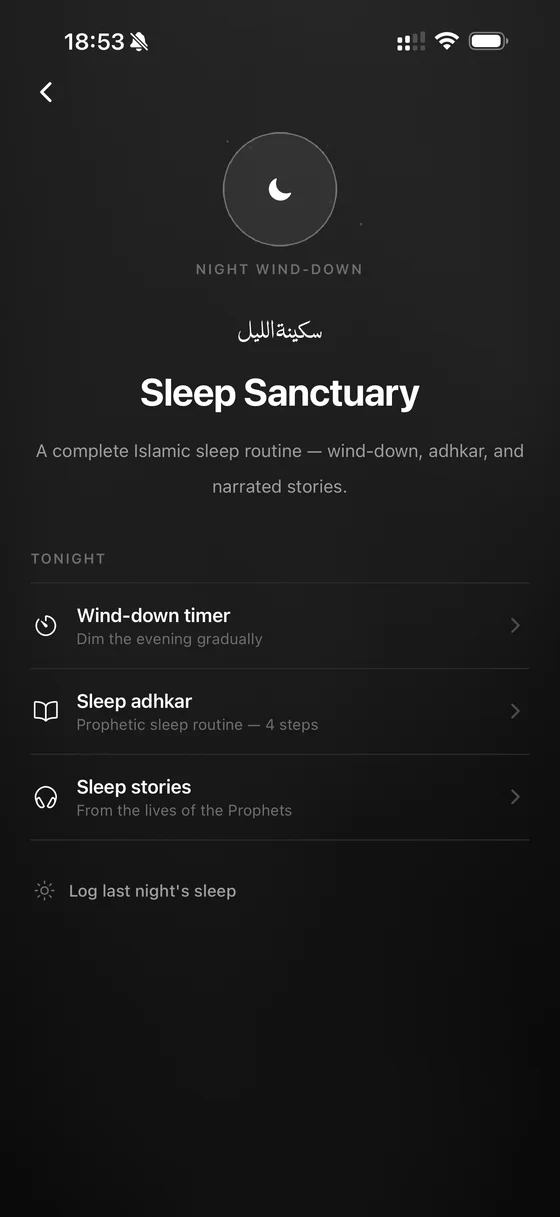 Sleep — the moon halo